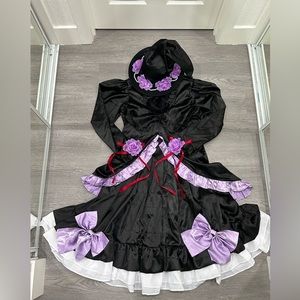 FFXIV Edda Blackbosom Cosplay dress